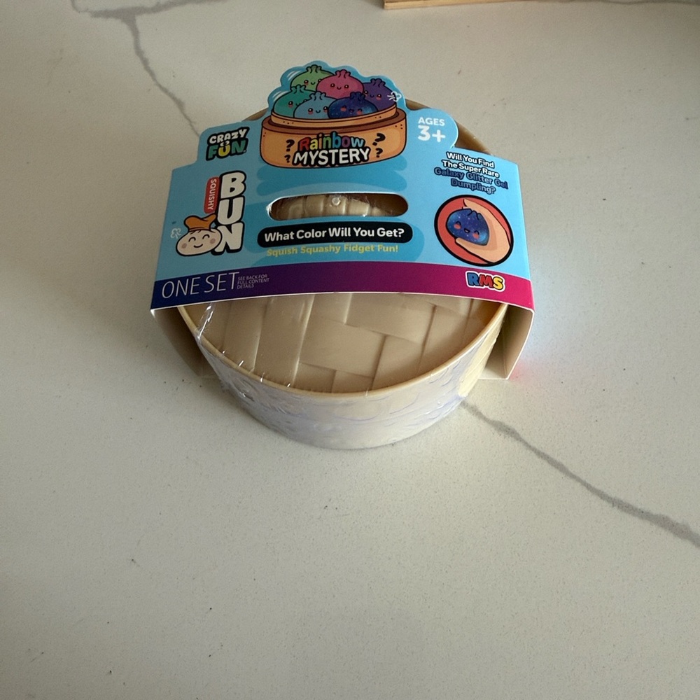 Rainbow Mystery Bun Squishy Toy